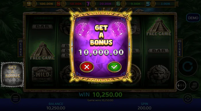 Mayan Madness - screen ng pagbili ng bonus